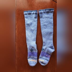 Bombas Blue Knee-High Compression Socks Merino Wool